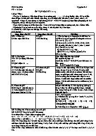 Giáo án môn Toán học Lớp 6 - Năm học 2009-2010 - Nguyễn Hai (bản 3 cột)