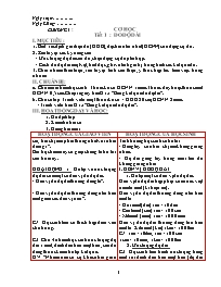 Giáo án môn Vật lí Lớp 6 - Tiết 1 đến 32 (Bản đẹp)