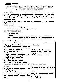 Giáo án Số học Lớp 6 - Tiết 1 đến 144 (Bản đẹ
