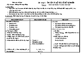 Giáo án Số học Lớp 6 - Tiết 1 đến 30 - Hoàng Phương Thúy