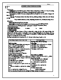Giáo án Số học Lớp 6 - Tiết 1 đến 6 (Bản 2 cột)