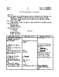 Giáo án Số học Lớp 6 - Tiết 1 đến 61 - Năm học 2006-2007
