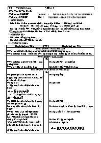 Giáo án Số học Lớp 6 - Tiết 1: Tập hợp. Phần tử của tập hợp - Năm học 2007-2008 - Nguyễn Văn Tuyến