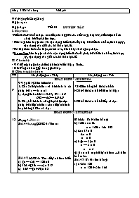 Giáo án Số học Lớp 6 - Tiết 10: Luyện tập - Năm học 2007-2008 - Nguyễn Công Sáng Giáo án Số học Lớp 6 - Tiết 10: Luyện tập - Năm học 2007-2008 - Nguyễn Công Sáng