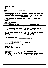 Giáo án Số học Lớp 6 - Tiết 13: Luyện tập - Năm học 2007-2008 - Nguyễn Công Sáng