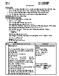 Giáo án Số học Lớp 6 - Tiết 13: Luyện tập - Năm học 2007-2008
