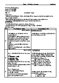Giáo án Số học Lớp 6 - Tiết 17: Luyện tập - Năm học 2006-2007 - Nguyễn Công Sáng