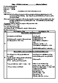 Giáo án Số học Lớp 6 - Tiết 2: Cộng hai số ng