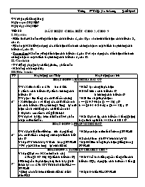 Giáo án Số học Lớp 6 - Tiết 22: Dấu hiệu chia hết cho 3, cho 9 - Năm học 2006-2007 - Nguyễn Công Sáng