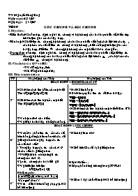 Giáo án Số học Lớp 6 - Tiết 29: Ước chung và bội chung - Năm học 2006-2007 - Nguyễn Công Sáng