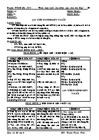 Giáo án Số học Lớp 6 - Tiết 31 đến 39 - Dương Trung Tính