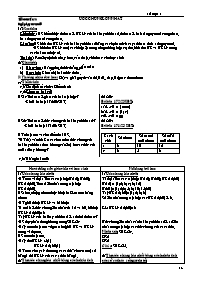Giáo án Số học Lớp 6 - Tiết 31: Ước chung lớn nhất - Năm học 2008-2009 (Bản 2 cột)