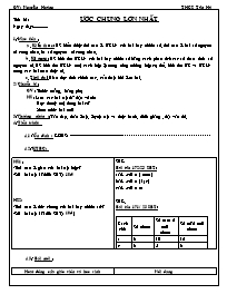 Giáo án Số học Lớp 6 - Tiết 31: Ước chung lớn