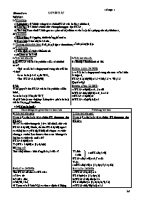 Giáo án Số học Lớp 6 - Tiết 32: Luyện tập (Bản 2 cột)