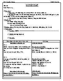 Giáo án Số học Lớp 6 - Tiết 32: Luyện tập - Nguyên Hoàng