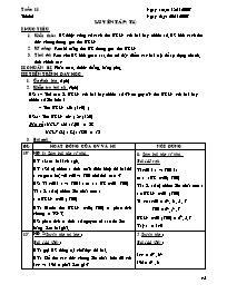 Giáo án Số học Lớp 6 - Tiết 32: Luyện tập (tiết 1) - Năm học 2007-2008