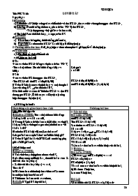 Giáo án Số học Lớp 6 - Tiết 33: Luyện tập (Bản 2 cột)