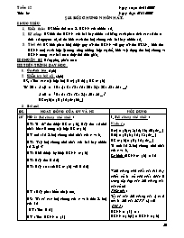 Giáo án Số học Lớp 6 - Tiết 34, Bài 18: Bội chung nhỏ nhất - Năm học 2007-2008