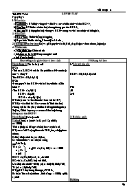 Giáo án Số học Lớp 6 - Tiết 35: Luyện tập (Bản 2 cột)