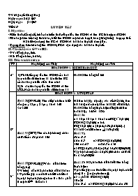Giáo án Số học Lớp 6 - Tiết 36: Luyện tập - Năm học 2006-2007 - Nguyễn Công Sáng