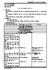Giáo án Số học Lớp 6 - Tiết 37 đến 39 - Năm h