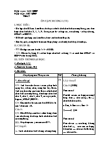 Giáo án Số học Lớp 6 - Tiết 37: Ôn tập chương
