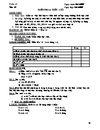 Giáo án Số học Lớp 6 - Tiết 39: Kiểm tra 1 tiết (số 2) - Năm học 2007-2008