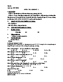 Giáo án Số học Lớp 6 - Tiết 39: Kiểm tra chương I - Năm học 2010-2011