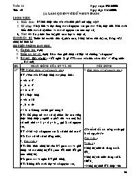 Giáo án Số học Lớp 6 - Tiết 40, Bài 1: Làm quen với ố nguyên âm - Năm học 2007-2008