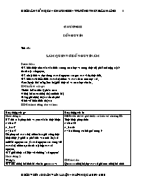 Giáo án Số học Lớp 6 - Tiết 41 đến 56 - Năm học 2009-2010 - Đoàn Văn Luận