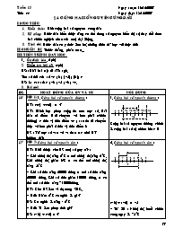 Giáo án Số học Lớp 6 - Tiết 44, Bài 4: Cộng hai số nguyên cùng dấu - Năm học 2007-2008
