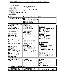 Giáo án Số học Lớp 6 - Tiết 46 đến 49 - Năm học 2008-2009 - Nguyễn Tiến Đồng Giáo án Số học Lớp 6 - Tiết 46 đến 49 - Năm học 2008-2009 - Nguyễn Tiến Đồng