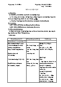 Giáo án Số học Lớp 6 - Tiết 5: Luyện tập - Nă