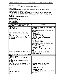 Giáo án Số học Lớp 6 - Tiết 53 đến 54 - Năm h