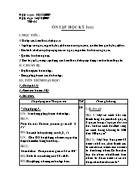 Giáo án Số học Lớp 6 - Tiết 53: Ôn tập học kỳ I (tiêp theo) - Năm học 2009-2010 (bản 3 cột)