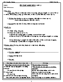 Giáo án Số học Lớp 6 - Tiết 55: Ôn tập học kỳ I (tiết 1) - Nguyên Hoàng