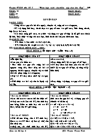 Giáo án Số học Lớp 6 - Tiết 59 đến 66 - Dương Trung Tính