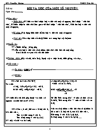 Giáo án Số học Lớp 6 - Tiết 64: Bội và ước củ