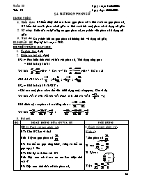 Giáo án Số học Lớp 6 - Tiết 72, Bài 4: Rút gọn phân số - Năm học 2007-2008