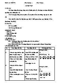 Giáo án Số học Lớp 6 - Tiết 76: Luyện tập - N