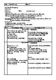 Giáo án Số học Lớp 6 - Tiết 8: Luyện tập - Năm học 2007-2008 - Nguyễn Công Sáng