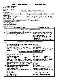 Giáo án Số học Lớp 6 - Tiết 8: Nhân hai số nguyên cùng dấu - Năm học 2006-2007 - Nguyễn Công Sáng