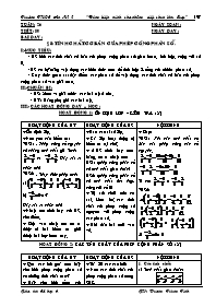 Giáo án Số học Lớp 6 - Tiết 81 đến 95 - Dương Trung Tính