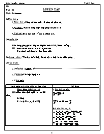 Giáo án Số học Lớp 6 - Tiết 82: Luyện tập - N