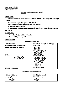 Giáo án Số học Lớp 6 - Tiết 87 đến 98 - Năm học 2006-2007
