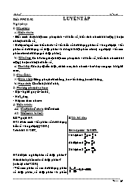 Giáo án Số học Lớp 6 - Tiết 92: Luyện tập (Bản 2 cột)