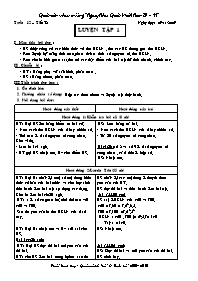 Giáo án Số học Lớp 6 - Tuần 12 - Năm học 2009-2010 - Phạm Thanh Duy