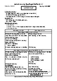 Giáo án Số học Lớp 6 - Tuần 13 - Năm học 2009-2010 - Phạm Thanh Duy