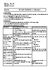 Giáo án Số học Lớp 6 - Tuần 13 - Tiết 39: Ôn 