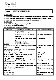Giáo án Số học Lớp 6 - Tuần 21 - Tiết 67: Ôn 